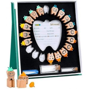 Bo&icirc;te &Agrave; Dents, Bo&icirc;te &Agrave; Dents De B&eacute;b&eacute; En Bois, Bo&icirc;te &Agrave; Dents De B&eacute;b&eacute; En Bois Pour Bo&icirc;te &Agrave; Dents De B&eacute;b&eacute; - Neuf