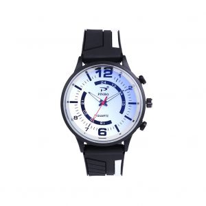 Montres-Bracelets A Quartz Avec Bracelet En Silicone Pour Hommes (Blanc) - Neuf