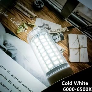 Kalsa-E27 Led Ampoule Lampes E14 Maïs Lumière 24 36 48 56 69 72leds Haute Luminosité Lampada Ac 220v Smd 5730 Bombillas Éclairage Domestique,Cold White,E14 220v - Neuf