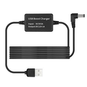 JGD-Convertisseur USB A 5 V vers DC 12 V - C&acirc;ble d'alimentation Step Up - Fiche USB 2.0 vers DC 5,5 x 2,1 mm - Adaptateur jack - C&acirc;ble boost pour routeur, CCTV, autres appareils 12 V (1,6 m) - Neuf