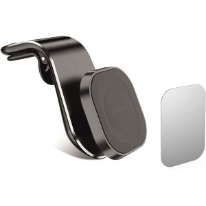 LORANKA-Support magn&eacute;tique en m&eacute;tal rotatif &agrave; 360 &deg; pour t&eacute;l&eacute;phone portable, compatible avec Samsung, iPhone et tous les smartphones, support magn&eacute;tique de voiture, support vertical horizontal magn&eacute;t - Neuf