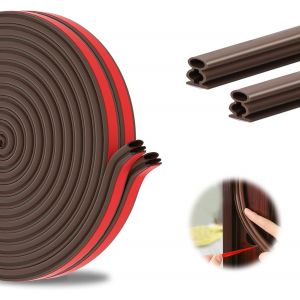 10m Joint Fenetre Isolation Pvc,Joint Fenetre De Porte En Caoutchouc Adhesif,Kit Isolation Porte Garage Pour La Fenêtre D'étanchéité De Porte (10x10mm/10x15mm) (10x15mm) - Neuf