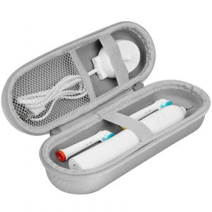 Etui De Voyage Pour Brosse A Dents Electrique, Pochette Tricotee, Surface, Protection Souple (Argent) - Neuf