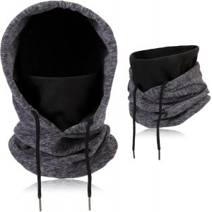 Balaclava Chapeau,Cagoule Coupe-Vent Masque Respirant,Cagoule De Moto Cyclisme V&eacute;lo, Skimask Pour Homme Femme, Thermique Cagoule De Ski D'hiver Cache-Cou Chaud Pour V&eacute;lo Ski,Taille Unique - Neuf