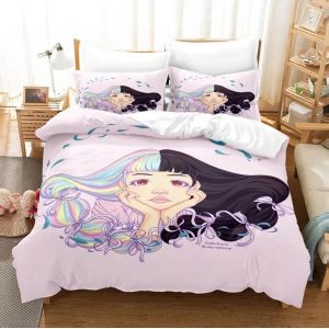 Parure De Lit Imprimee En 3d M-Melanie Martinez, Taie D'oreiller, Album De Maison De Poupée, Housse De Couette, Simple, Double, Double, Queen, King Size, Cadeaux Pour Garcon S Et Filles - Neuf