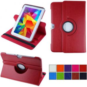 2.0 Etui pour Samsung Galaxy Note 10.1 GT-N8000 GT-N8010 GT-N8020 Coque de Protection Rotation 360&iexcl;&atilde; Smart Housse Cover Case Stand - Rouge - Neuf