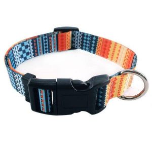 Ensemble De Collier Pour Chien Boh&egrave;me Vibrant - Imprim&eacute; Ethnique, Coupe Confortable, Nylon Durable, 2 Couleurs, Parfait Pour Les C&eacute;l&eacute;brations Et Le Style De Tous Les Jours - Neuf