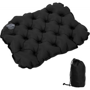 Yemaesre-Coussin De Siège Gonflable, Léger Pour Camping, Escalade, Randonnée, Bureau, Avion, Voiture, Stade (Noir) - Neuf