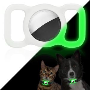 Ainiv Silicone Étui De Protection Pour Airtag, Capot De Protection Pour Airtags, Anti-Perdu De Protection Étanche Cas, Airtag Trousseau De Clés Pour Chien Et Chat Collier - Neuf