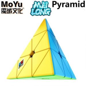 MoYu Meilong Cube magique 3x3 2x2 professionnel 4x4 spécial miroir vitesse Puzzle enfants jouets cadeau 3x3x3 Original hongrois Cubo Magico-Pyramid A - Neuf
