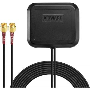 Antenne 4G LTE Dual Band MIMO Magnetic Mount Antenne Omni-Directional Dual avec C&acirc;ble RG174 3M SMA M&acirc;le pour Verizon AT&T T-Mobile Sprint 4G LTE Router Gateway Modem Wireless Router - Neuf