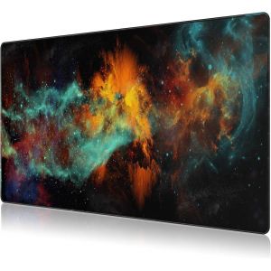 Tapis De Souris Gaming Mouse Pad Xxl Grand Sous Main Bureau Base En Caoutchouc Antid&eacute;rapante, Lavable, Bords Tiss&eacute;s Durables Pour Souris Optique, Laser, Gaming - Neuf