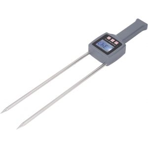 Checarzhn--No1-Humi Ètre De Foin, Détecteur D'humidité De Foin Portable Avec Sonde Pour Son D'herbe Fourragère De Paille De Céréales, Testeur D'humidité De Foin À Écran Rétroéclairé Avec - Neuf