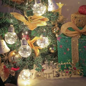 100leds Rideau Lumineux, Guirlande Lumineuse Fen&ecirc;tre No&euml;l, 10 Ampoules 8 Modes Avec T&eacute;l&eacute;commande, Ip44 &Eacute;tanche Pour Les Cl&ocirc;tures, Escaliers, Cadres De Portes, Vitrines (Warm White, 2.7m) - Neuf