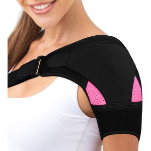 Support D'épaule En Néoprène - Support D'épaule Double Réglable - Prévention Des Blessures Et Récupération Après Blessures Sportives - Épaules Arthritiques - Neuf