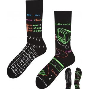 Colours Fantaisie Chaussettes Rigolotes Homme Et Femme Motif Dr&ocirc;le Et Multicolore.[S419] - Neuf