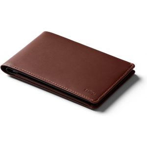 Leather Travel Wallet (Étui Passeport,Anti-Rfid,Organiseur Documents De Voyage,Mini Stylo) - Cocoa - Neuf