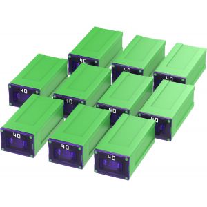 Fusible Bloc Femelle Jcase Oto J Japan 20-60A, Choix: 40A Amp&egrave;res, Vert, 10 Pi&egrave;ces - Neuf