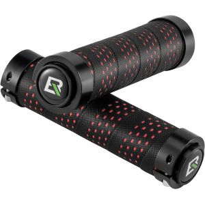 Poign&eacute;es De Guidon De V&eacute;lo Antid&eacute;rapantes Poign&eacute;es De V&eacute;lo De Conception Verrouillable Pour Vtt V&eacute;lo De Route Ebikes Noir Rouge Bleu Color&eacute;.[O304] - Neuf