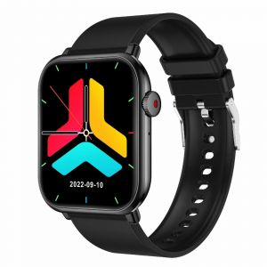 Montre Connect&eacute;e Sportive 1.96 Pouces Bluetooth Appel Sommeil Sant&eacute; &Eacute;tanche 7 Jours Noir Yonis - Neuf