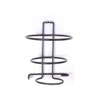 HJLIAN 1 support mural pour seche-cheveux, pour salon de coiffure, rangement (noir) - Neuf