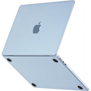 Coque Compatible avec MacBook Air 13.6 Pouces M4 M3 M2 2025-2022 Release A3240 A3113 A2681, Étui de Protection Housse Rigide en Plastique 13,6"", Bleu Ciel Mat - Neuf