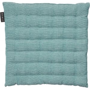 Pepper Elégante Galette De Chaise 40x40 Cm,Coton,Lavable En Machine,Gris Foncé Turquoise - Neuf