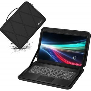 Housse De Protection Rigide En Eva Compatible Avec Ordinateur Portable Msi Creator 17 Series De 17,3 Pouces, Pour Ordinateur Portable Msi Gs76 Stealth Series, Msi Ws76 De 17,3 Pouces (X8316) - Neuf