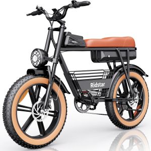 Vélo Électrique 20&#34;4.0 Fat Tire,Batterie Amovible 48v /20ah,Moteur 1000w,Autonomie 40-80km,Frein À Double Disque,Shimano 7 - Neuf