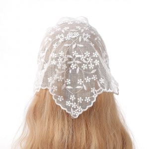 Bandeau Bandana En Dentelle Pour Filles, Protection Solaire, Foulard De Voyage &iquest;&iquest; Nouer, Serviette Pour Les Cheveux - Neuf