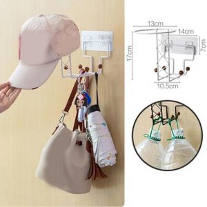 Porte-Casque Porte-Bagages De Rangement De Basket-Ball Support Mural Porte-Manteau En P&acirc;te Multifonctionnel Non Marquant Durable Blanc - Neuf