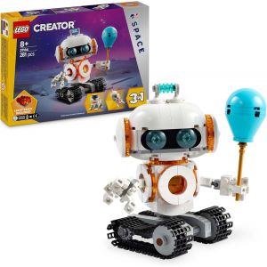 KALANKA-Creator 3-en-1 Le Robot de l¿Espace - Se transforme en Chien ou en fusée - Jeu de Construction pour Filles et garçons sur Le thème de l¿Espace - Idée de Cadeau d'anniversaire dès 8 Ans 31164 - Neuf