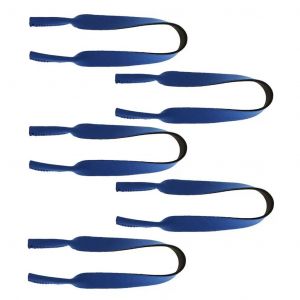 Sangle De Lunettes En N&eacute;opr&egrave;ne, 5 Pi&egrave;ces, Cha&icirc;ne De Cordon, Antid&eacute;rapante, Anti-Perte, Support De Retenue Pour Lunettes De Lecture, Lunettes De S&eacute;curit&eacute; Pour Le Sport--Blue - Neuf