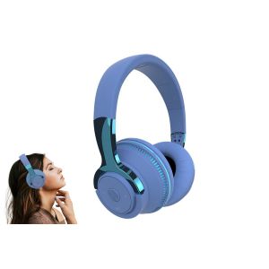 Casque Bluetooth supra-auriculaire avec r&eacute;duction de bruit et design pliable - Neuf