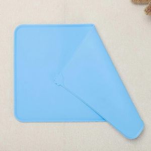 Tapis D'alimentation Pour Animaux De Compagnie,Tapis De Bol Antidérapant Et Imperméable Pour Chats Et Chiens,47 X 30 Cm,Bleu - Neuf