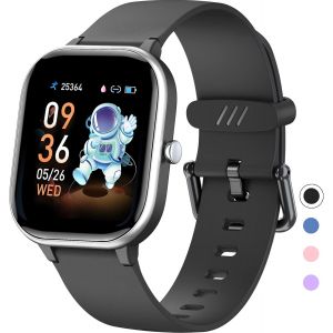 Fitness Tracker Activit&eacute; Enfants, Ip68 &Eacute;tanche Smartwatch Avec Moniteur De Fr&eacute;quence, Montre De Fitness, Montre Pour Enfants, Cadeaux D'Anniversaire Pour Gar&ccedil;ons Et Filles De 6-16 Ans - Neuf