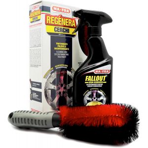 MEVRONISSHOP-H0956, Kit de Jantes Reg&eacute;nera, Traitement Complet de Nettoyage et de d&eacute;contamination, compos&eacute; de Spray Cleaner 500ml + Brosse sp&eacute;ciale - Neuf