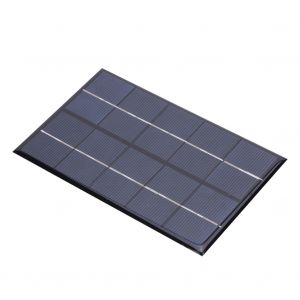 Panneau de charge solaire en silicium polycristallin 2 W 5 V, 88 x 142 mm, a monter soi-meme - Neuf