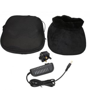 Masseur Electrique Shiatsu 2 En 1 Pour Les Pieds Et Le Dos, Coussin Chauffant, Petrissage Des Pieds, Appareil De Massage Chaud, Prise 110-240 V (Uk) - Neuf