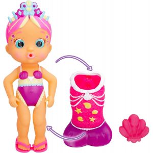 KAL-Magic Tail Mermaids Millie Mermaid Poupée Avec Queue Brillante Amovible Et Son Ami De La Mer ; Gicle De L'Eau Et Souffle Des Bulles U2013 Jouet De Bain Et Jeu Pour Garçons Et Filles - Neuf