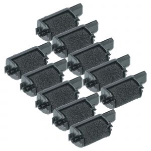 vhbw 10x Rouleaux d'encre noir remplacement pour Olympia 068400132 pour calculatrice imprimante, caisse enregistreuse - Neuf