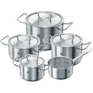 Subzonal-Set De Casseroles, Argent&eacute;, Set De 5 Casseroles - Neuf