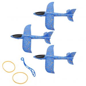 Lot de 3 catapultes en EPP pour enfants, jouet educatif interactif parent-enfant (bleu) - Neuf