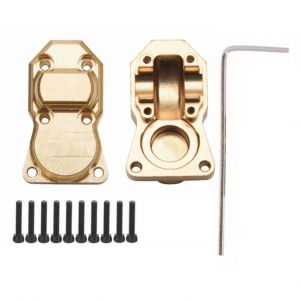 Couvercle De DifféRentiel Avant Et ArrièRe En Laiton Rc, Couvercle De DifféRentiel De Voiture Rc 1/24 Pour Scx24 Axi 00002 Pour Scx24 Axi 00001 Pour Scx24 Axi 90081 Voiture Rc - Neuf