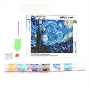 bricolage fait &agrave; la main strass broderie peinture point de croix kit artisanat d&eacute;cor mural (8080 &eacute;toiles) - Neuf