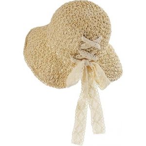 Chapeau De Paille À Large Bord Pour Femme (Beige) Chapeau De Soleil Pliable Chapeau Souple Chapeau Seau Chapeau De Soleil De Plage D'été Pour Femme - Neuf