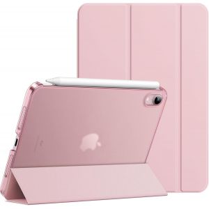 Tepp-Coque Pour Ipad Mini (A17 Pro, Mod¿¿Le 2024, 7¿¿Me G¿¿N¿¿Ration) / Mini 6 (8,3 Pouces, Mod¿¿Le 2021, 6¿¿Me G¿¿N¿¿Ration), Support Mince Dos Dur Housse ¿¿Tui (Rose) - Neuf