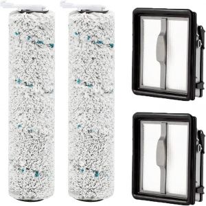 Accessoires Pour Aspirateur Bissell Crosswave X7 Pet Pro 2955N, 3479N Multi-Surface All In One, 2 Filtres De Rechange Et 2 Rouleaux De Brosse Multi-Surfaces[SSE7110721] - Neuf