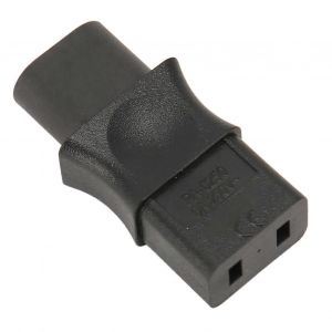 IEC320 C8 vers IEC320 C9 Adaptateur C8 Mâle vers C9 Femelle Convertisseur Convertisseur De Puissance Fiche AC 250V 6A 1500W - Neuf