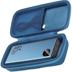 Dur Étui De Voyage Rigide Housse Cas Coque Pour Baseus Batterie Externe, Chargeur Portable Usb C 65W 20000Mah(Boîte Seule,Case Only) - Neuf